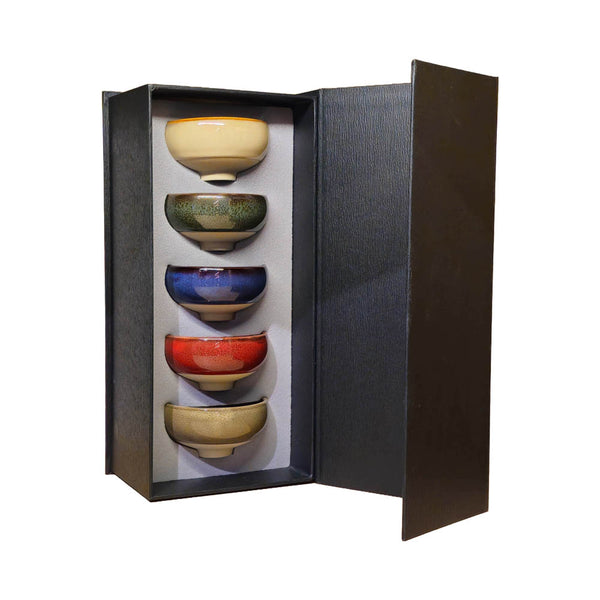 Five Elements Tea Cups Gift Set - Set of 5