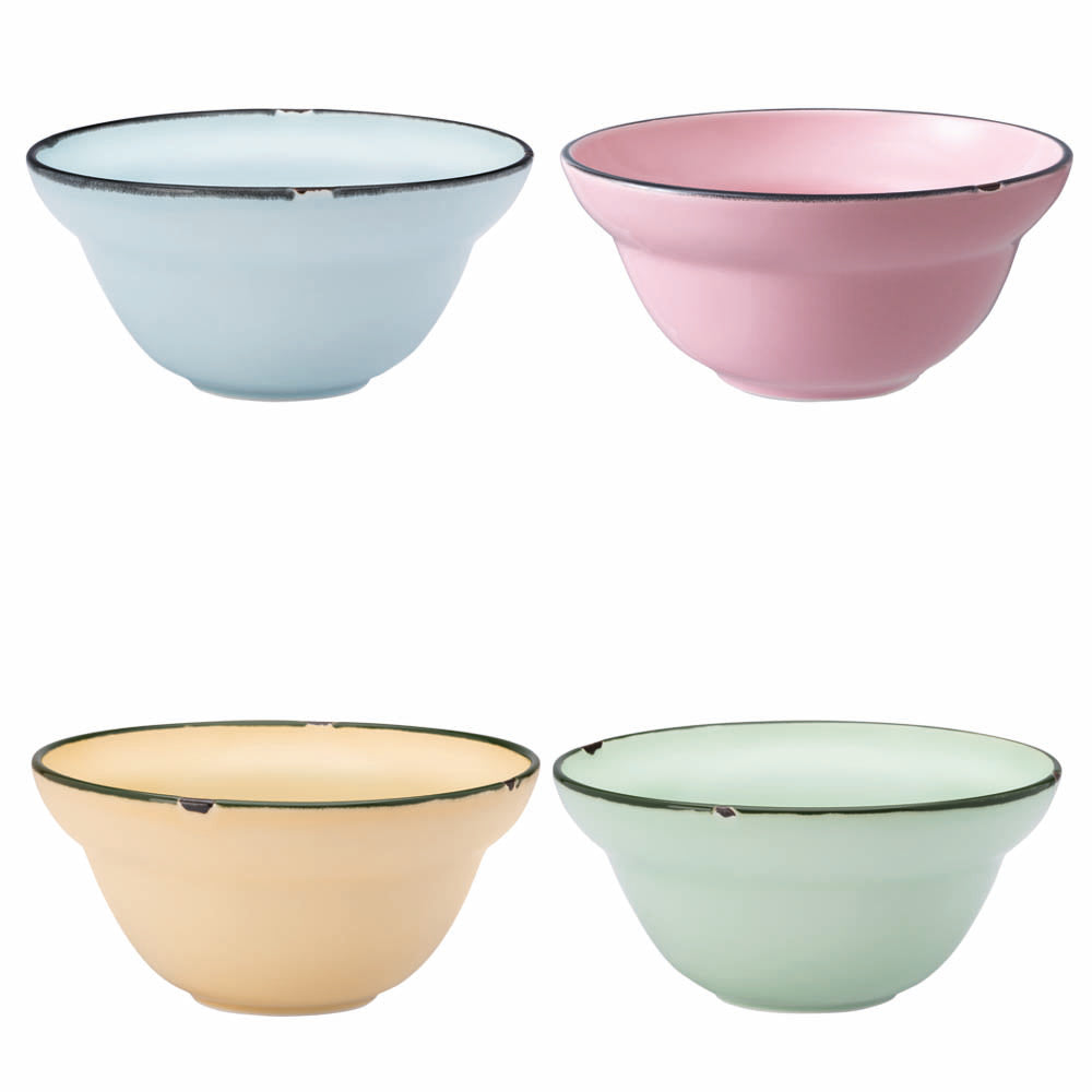 Tin Tin - 15cm Mix Color Bowls (4/Pack)