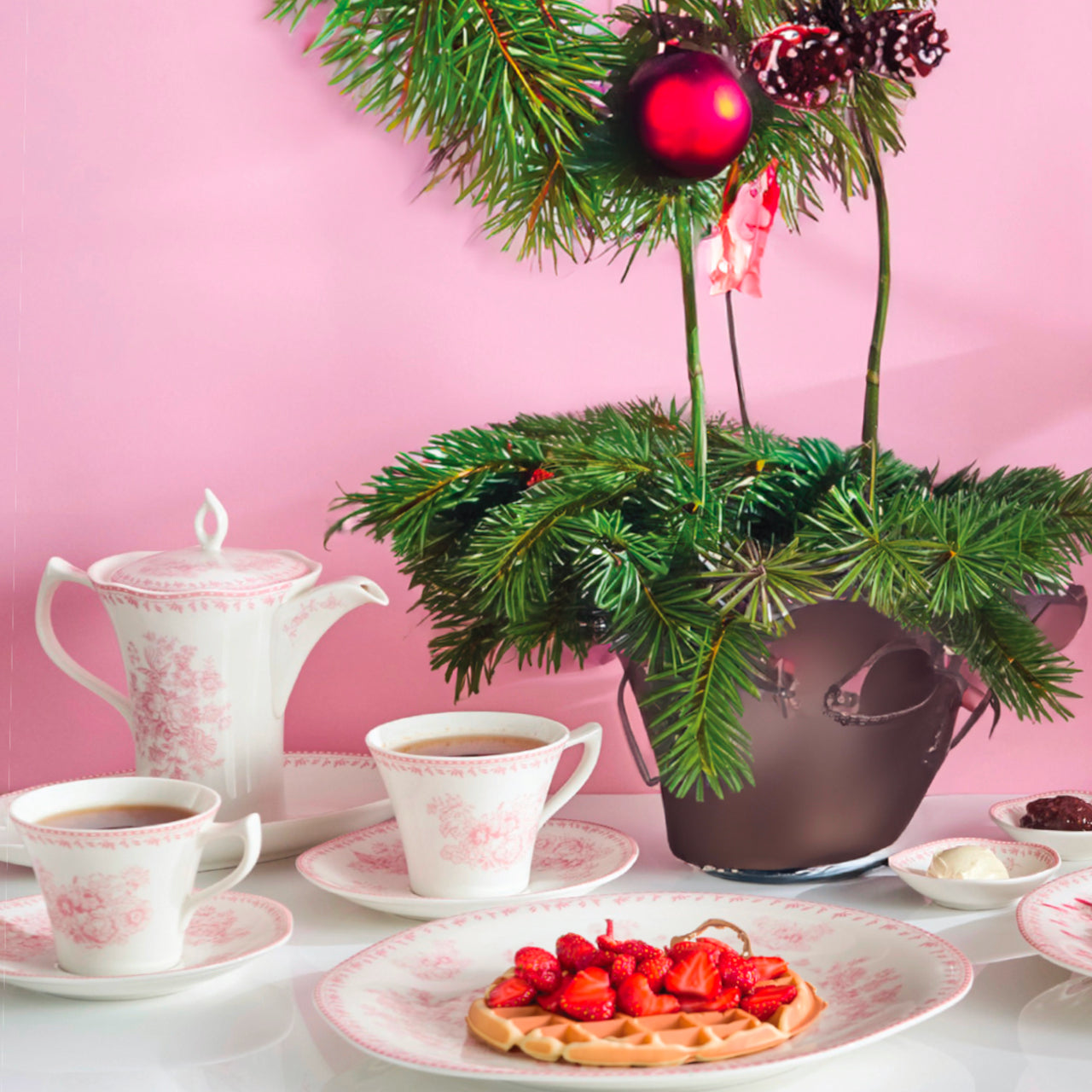 Lucerna Tea Set Lancaster Garden Hi-Tea Set - Luzerne – Luzerne Singapore