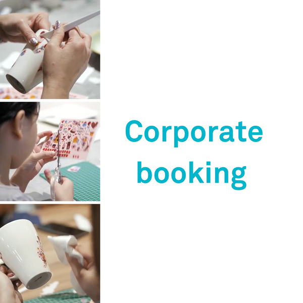 Porcelain Art Workshop - Corporate Booking