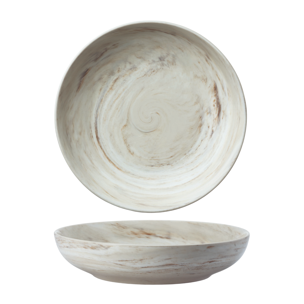 Marble - Deep Round Coupe Plate