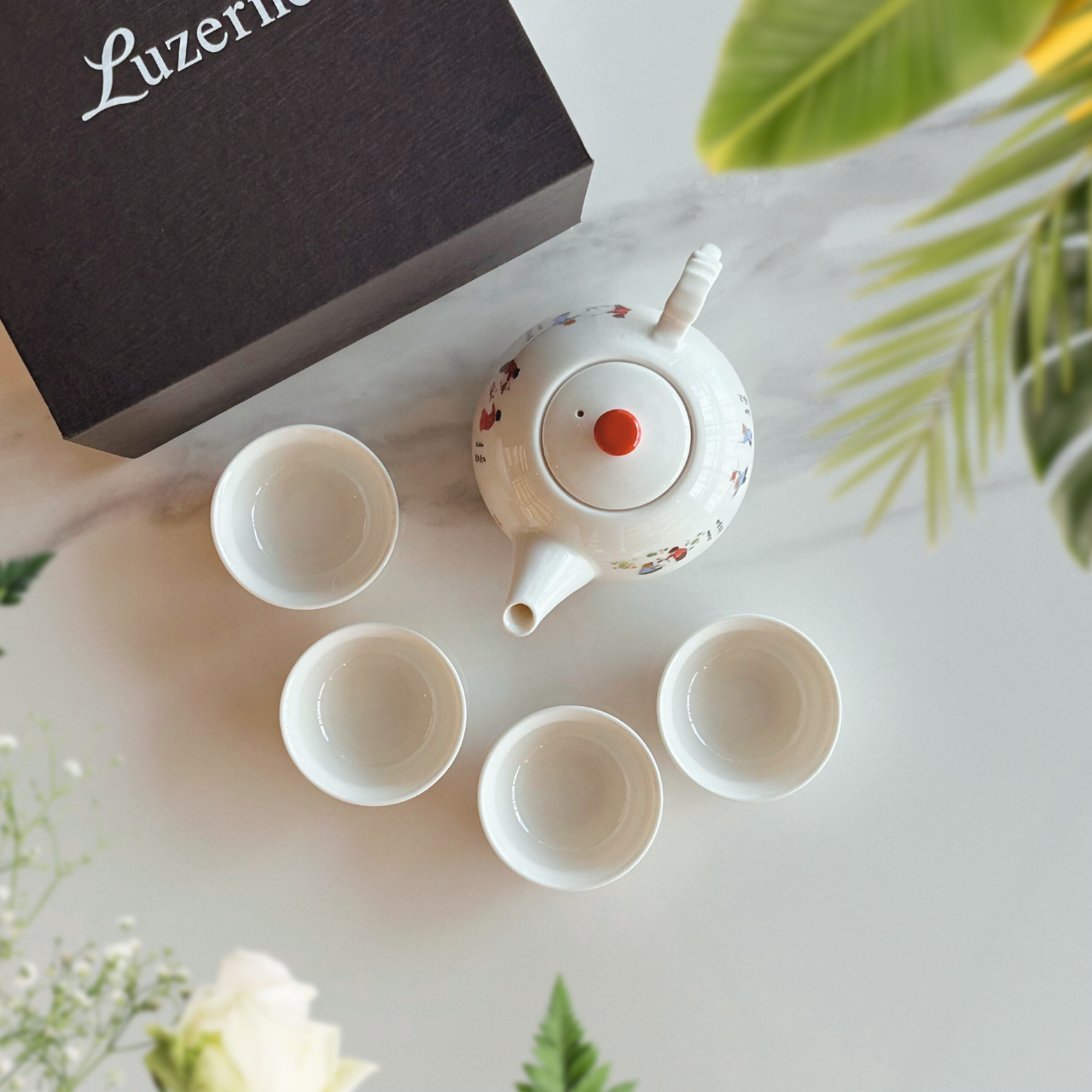 Lucerna Tea Set Oriental Tea Set in Gift Box - Luzerne – Luzerne Singapore