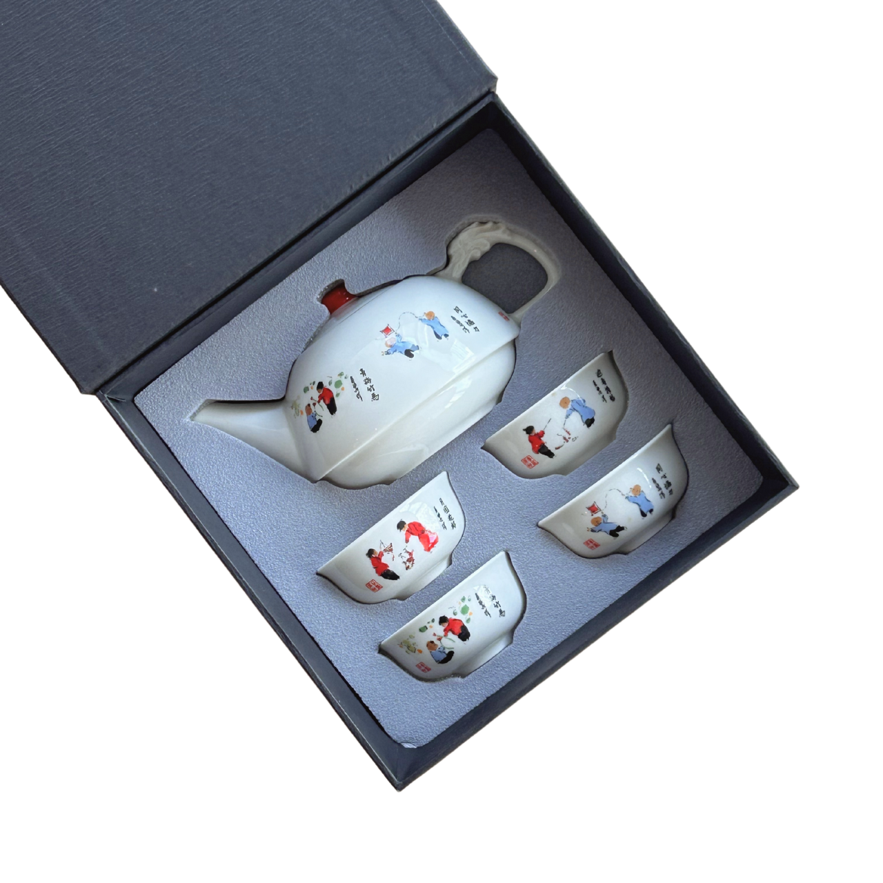 Oriental Tea Set in Gift Box - Set of 5 Limited Edition