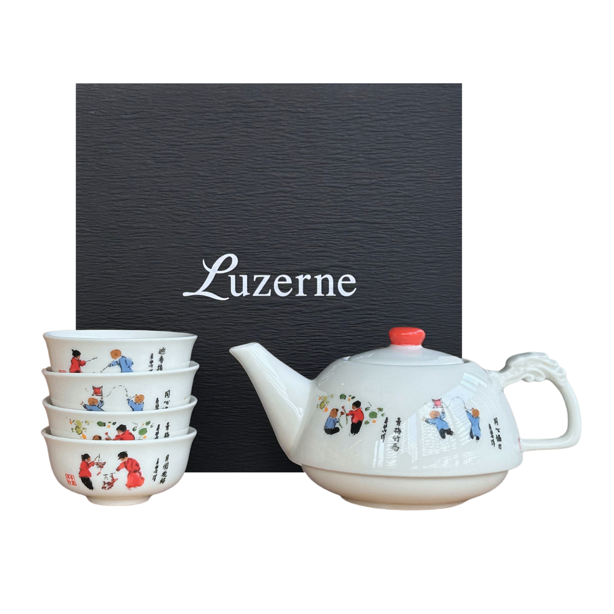 Lucerna Tea Set Oriental Tea Set in Gift Box - Luzerne – Luzerne Singapore