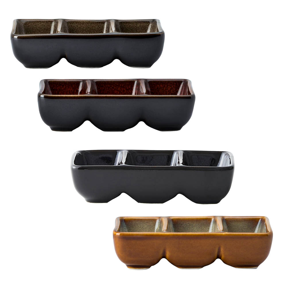 Rustic - 3-Compartment Dish