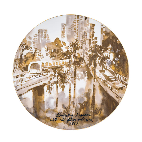 SG60 Singapura Plate - 1980s - Connecting Singapore