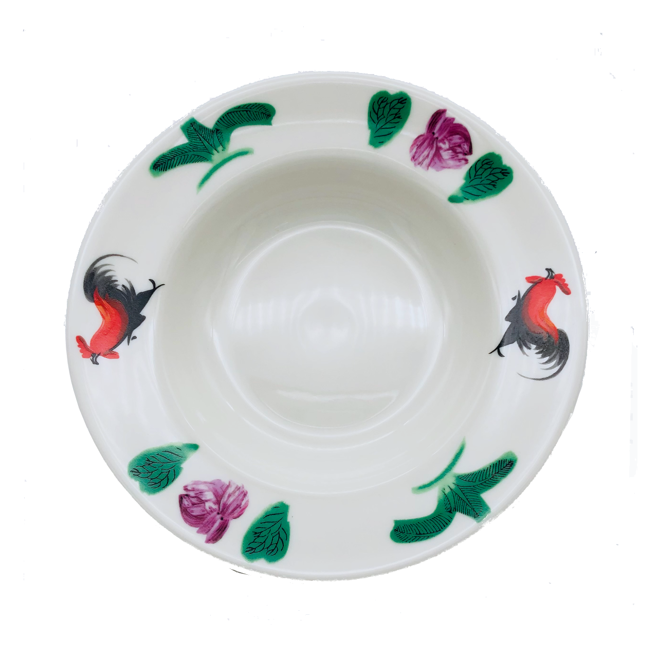 Rooster - Round Rim Soup Plate