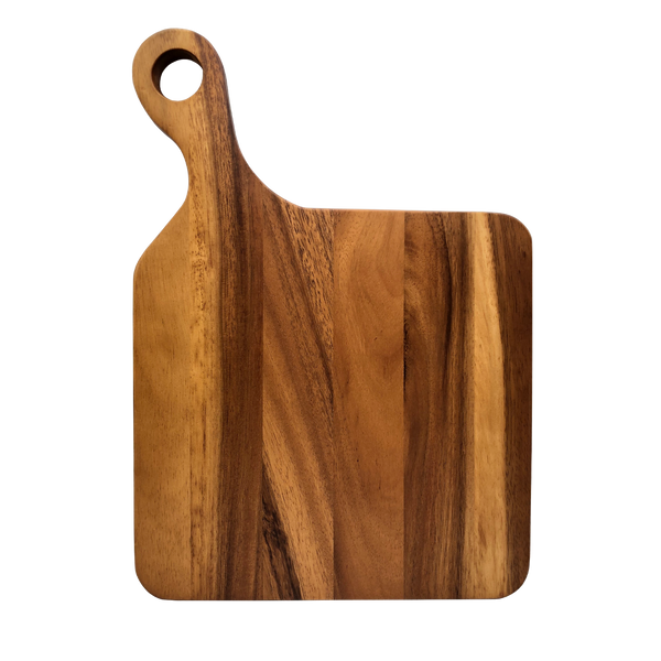 Acacia Board with Slanted Handle
