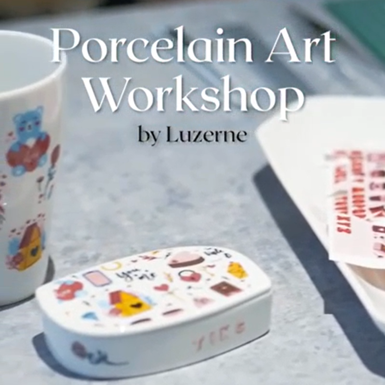 Porcelain Art Workshop - Group Booking 10 Pax
