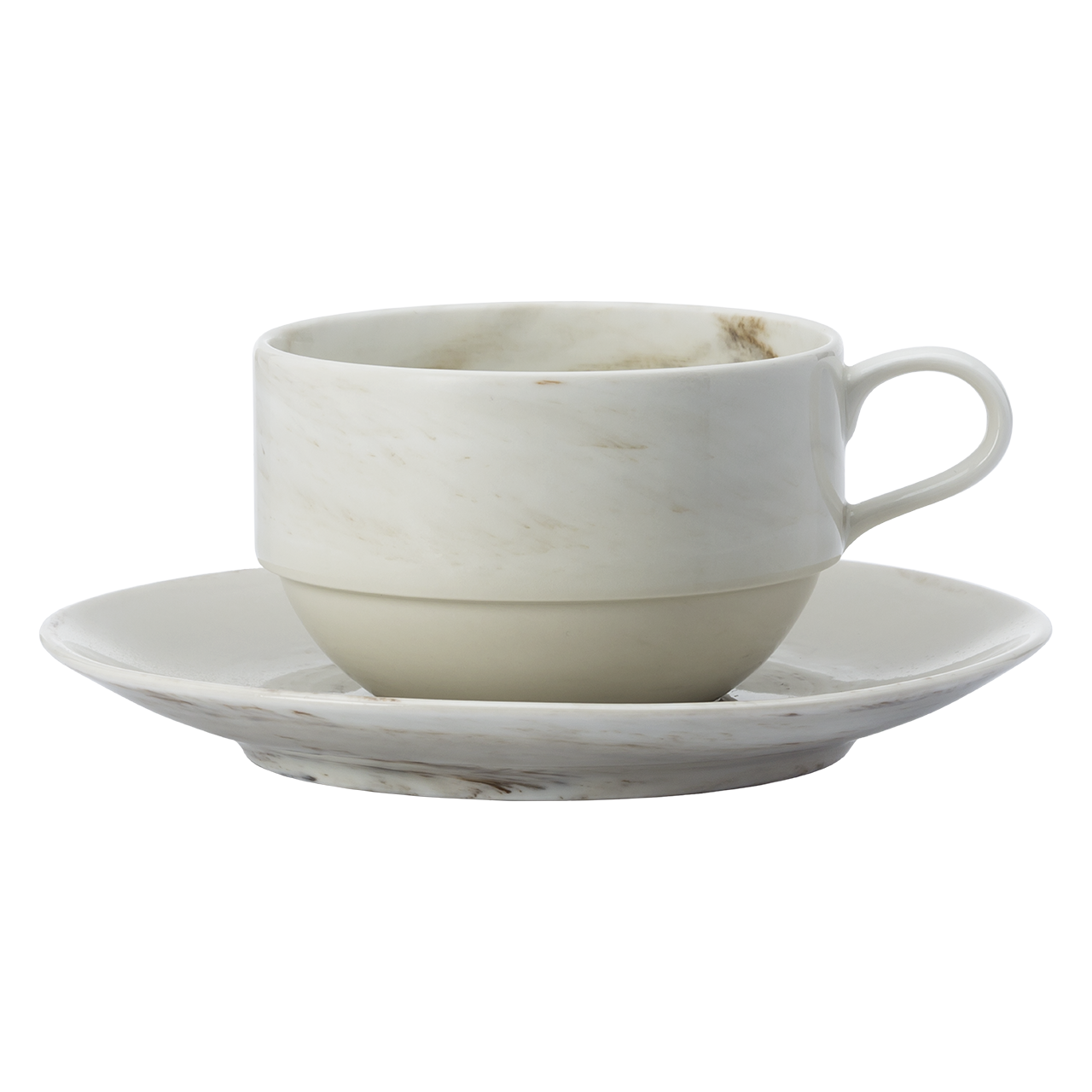 Marble Cup & Saucer - Luzerne