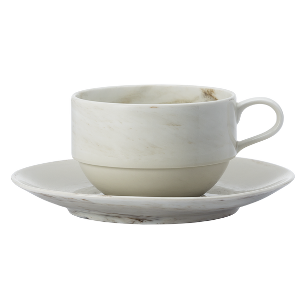 Marble Cup & Saucer - Luzerne