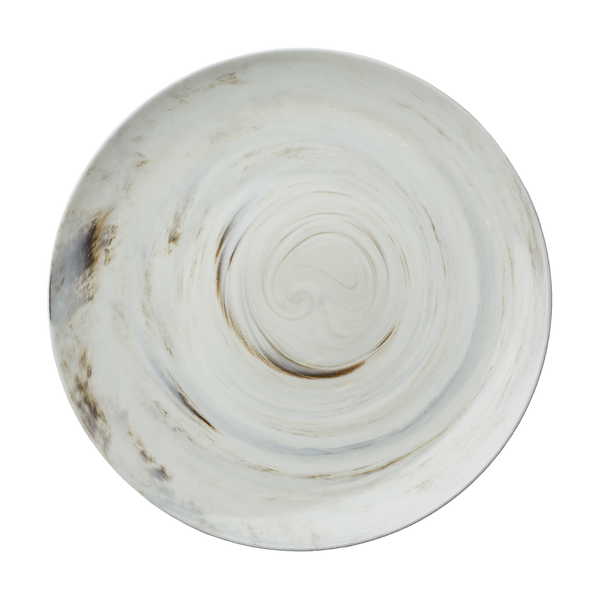 Marble Round Coupe Plate - Luzerne