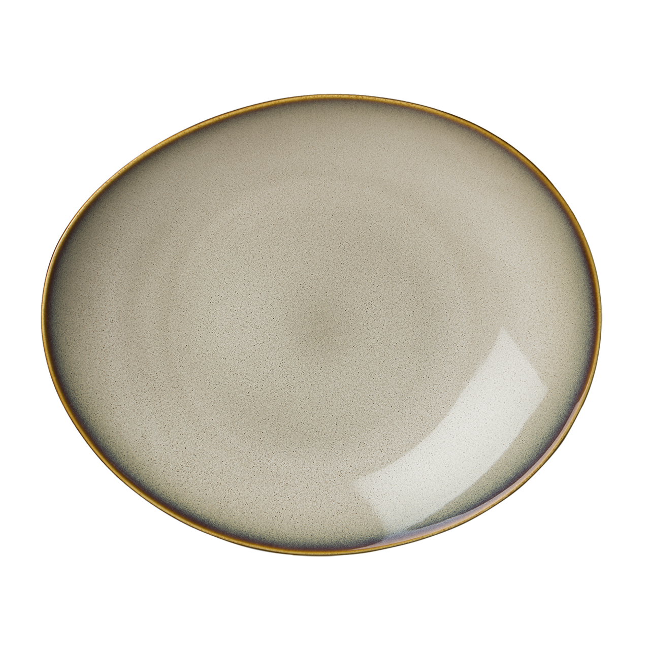 Rustic Oval Coupe Plate - Luzerne – Luzerne Singapore